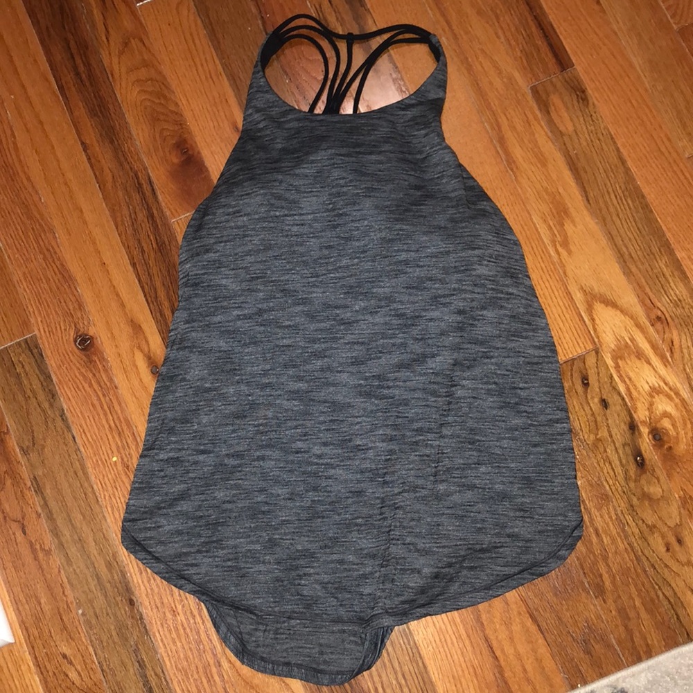 Lululemon workout top with sports bra built in